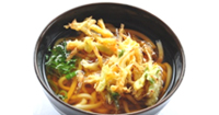 野菜かき揚げうどん